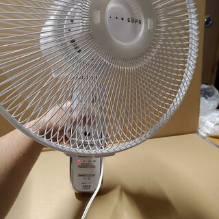 J　 EUPA ユーパ 壁掛け式サーキュレーター TK-F6206R 扇風機 リモコン欠品の画像