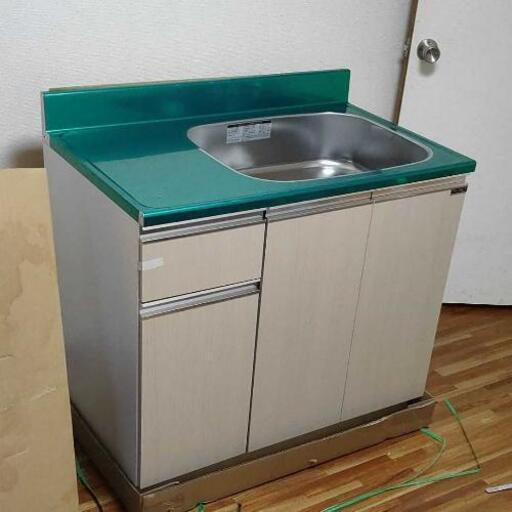 マイ セット MYSET M1-90S (シンク右) 90X55X80cm 組み合わせ型流し台一槽\n