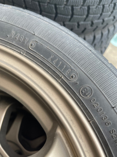 本日受け渡し可能な方は更に値引き致します！配達も可！軽自動車用の6スポークタイヤホイールセット