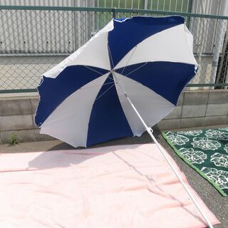 JM11762)ビーチパラソル 直径：約190cm 高さ：約19...