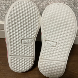 【お取引き中】新品、未使用　ベビーシューズ　POLO の画像