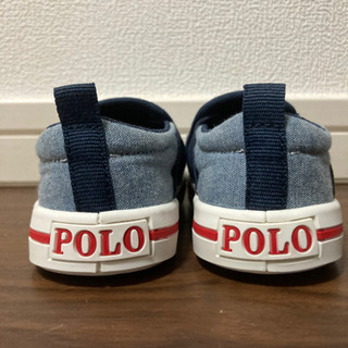 【お取引き中】新品、未使用　ベビーシューズ　POLO の画像