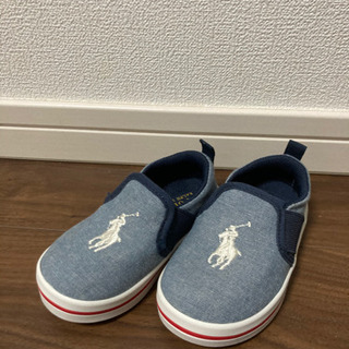 【お取引き中】新品、未使用　ベビーシューズ　POLO 