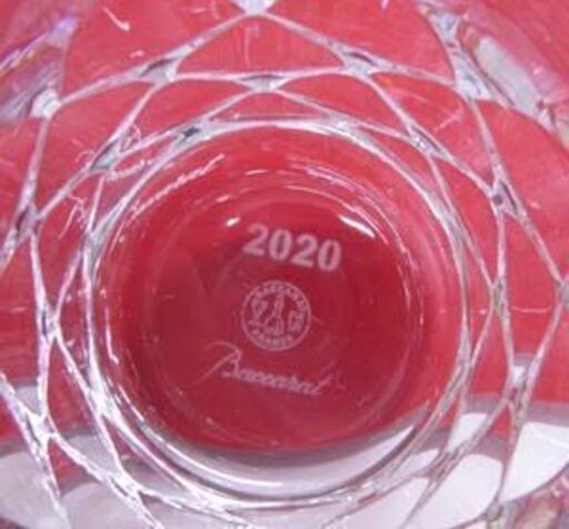 未使用品★Baccarat BRAVA バカラ ブラーヴァ ペアグラス 2020 イヤータンブラー ロックグラス 箱付 酒 2個セット