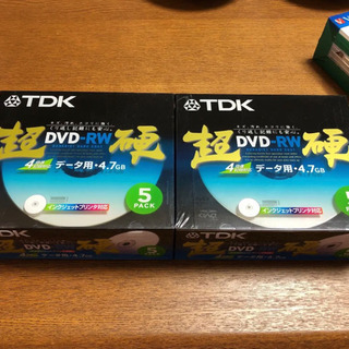 DVD-R 超硬 TDK DRW47HCPB5S ×2の画像