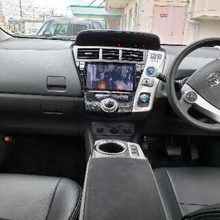 プリウスα　S　車検令和5年5月迄★諸費用コミ★９インチナビ★フルセグTV★後席モニター★HID★美車★格安にて！

の画像