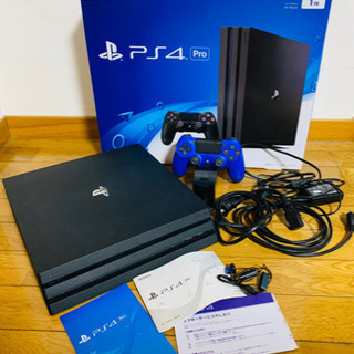 PS4 pro 本体 コントローラー 箱あり