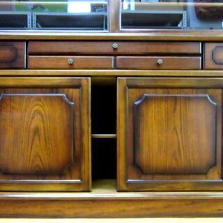 karimoku 食器棚 カップボード オールド 幅162cm サイドボード レトロ