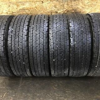 札幌発 引取OK DUNLOP SP002 225/90R17.5 127/125L 17.5インチ トラックタイヤ スタッドレス 6本 4tトラック等　(TW118) クレジットカード QR決済可能