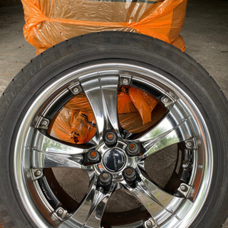 販売済　245/45R18タイヤ・アルミ4本セット