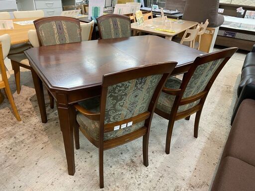 【愛品館 江戸川店】マルニ　ダイニングテーブルセット　ID:152-007651-007　配送可＆代引き配送可