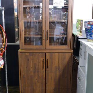 【中古】食器棚　ダイニングボード　大型収納