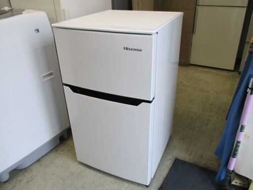 Hisense 冷蔵庫 93L 2018年製 2ドア HR-B95A ホワイト/ハイセンス 白 札幌市 中央区 南12条