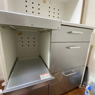 キッチンボード 食器棚 レンジ台の画像