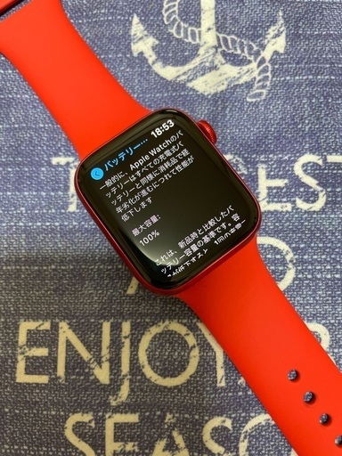 Apple Watch series6 44mm GPSレッド