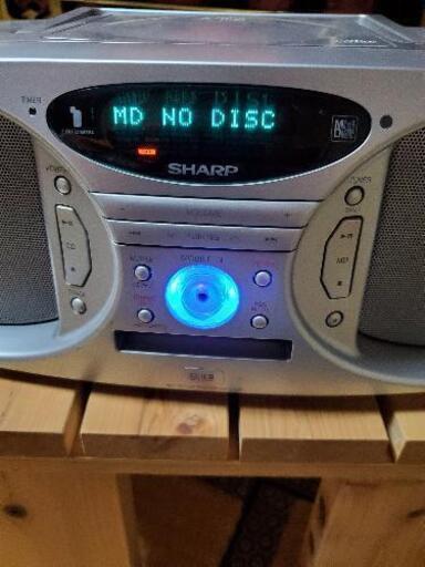 SHARP  1ビット CD/MDシステム SD-FX30-S