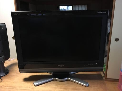 シャープ液晶カラーテレビ　LC-26D50　リモコンあり
