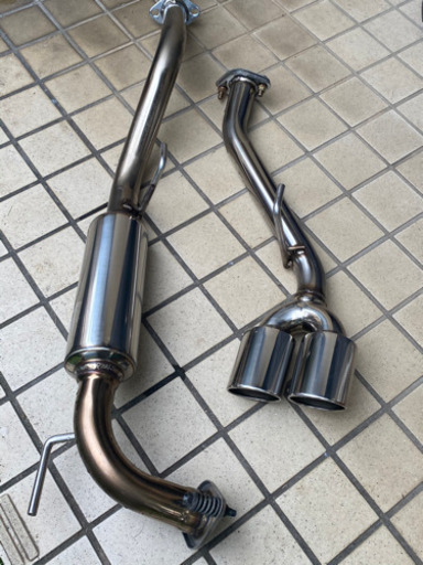 プロボックス　サクシード  デュアルオーバルマフラー　ステンレス  NCP58