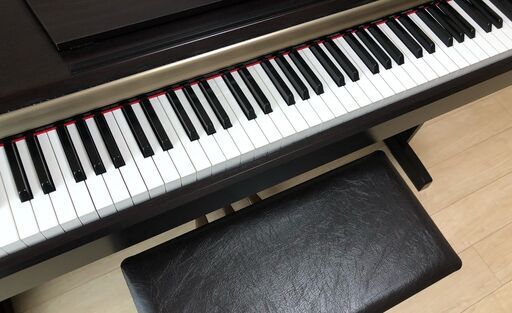 美品 ヤマハ 電子ピアノ YDP-151 ARIUS アリウス デジタルピアノ 88鍵 グレードハンマー鍵盤 動作品
