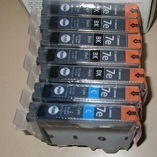 Canon　プリンターインク　7eBK　7eC
