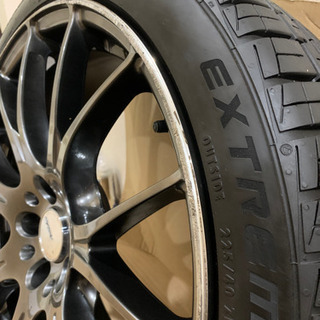 レイズ　ホムラ　19インチ　タイヤ付き　引き取りの画像