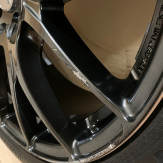 レイズ　ホムラ　19インチ　タイヤ付き　引き取りの画像
