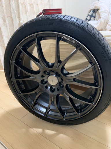 レイズ　ホムラ　19インチ　タイヤ付き　引き取り