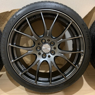 レイズ　ホムラ　19インチ　タイヤ付き　引き取りの画像