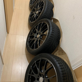 レイズ　ホムラ　19インチ　タイヤ付き　引き取りの画像