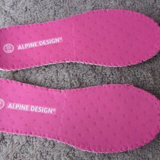 ★ALPINE  DESIGN   キッズ　ウォーターシューズ　　紺　ピンク　２０cm      美品の画像