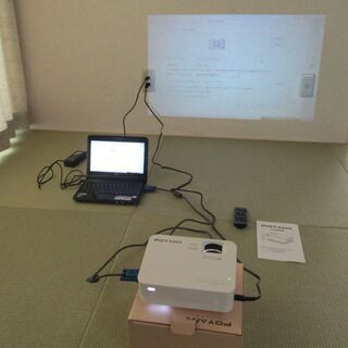 ★売却済み★小型プロジェクター　中古品　中華製の画像