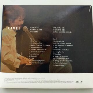 【中古音楽CD】綾戸智恵（絵) ２枚組CD 「ＬＩＶＥ！」の画像
