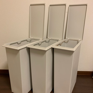 【30L×3個セット／無印良品】ゴミ箱　ダストボックスの画像