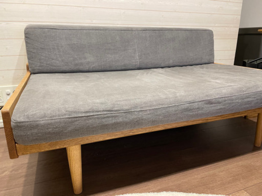 momonatural DAY SOFA 2P カバー2種付き