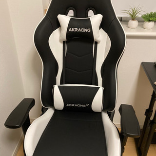 AKRacing ゲーミングチェア Nitro V2 WHITE 白
