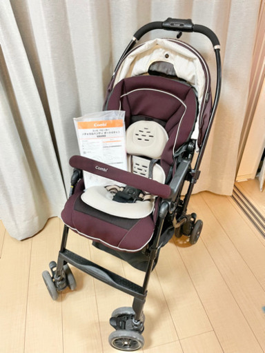 コンビ メチャカル ハンディ オート4キャス  plus ベビーカー ブラウン ③
