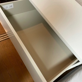 IKEA マルム タンス 白の画像