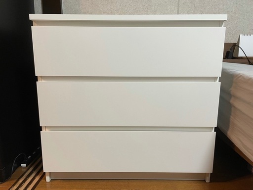 IKEA マルム タンス 白