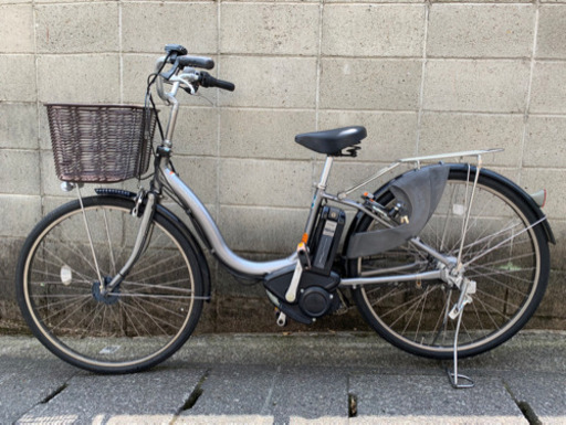 【電動自転車】パス　ナチュラ　美品❗️8.9ah 新品バッテリー付　サドル、鍵新品❗️スペアキーあり　若林自転車　膳所　SALE❗️