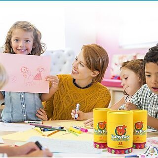 水性ペン 塗り絵 消せる水彩ペン 速乾 収納ケース付き 24色（並行輸入品）の画像