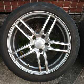 プロドライブ　Prodrive　gc-05k 114.3　8j 8.0j　inset45 +45　鍛造　軽量　rays レイズ　TOYO NANOENERGY 3PLUS　225/45r17　オーリスの画像