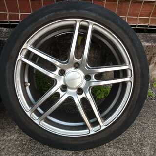 プロドライブ　Prodrive　gc-05k 114.3　8j 8.0j　inset45 +45　鍛造　軽量　rays レイズ　TOYO NANOENERGY 3PLUS　225/45r17　オーリス