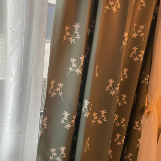 イケア　フィアロッタ　IKEA FIALOTTA 遮光カーテン　カーテン　美品の画像