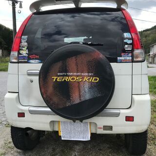 テリオスキッド　フルタイム４ＷＤセンターデフロック付　４ＡＴ　検令和４年８月まで　アルミホイール4本付　の画像