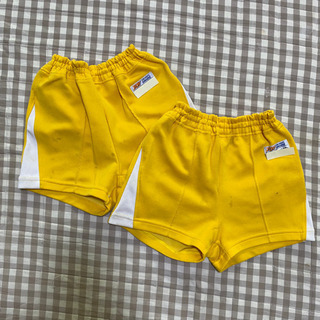 幼稚園 保育園 体操服 ズボン 130 2枚組 ② 男児 黄色