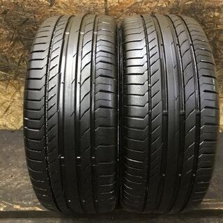 Continental ContiSportContact 5 SSR 235/50R18 18インチ 夏タイヤ 2本 バリ溝 アルファード ヴェルファイア等　(VTP406) クレジットカード QR決済可能