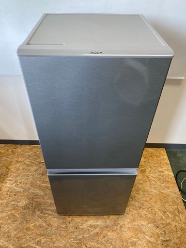 【AQUA】 アクア ノンフロン 冷凍 冷蔵庫 美品 容量126L 冷凍室46L 冷蔵室80L  AQR-13H 2019年製.