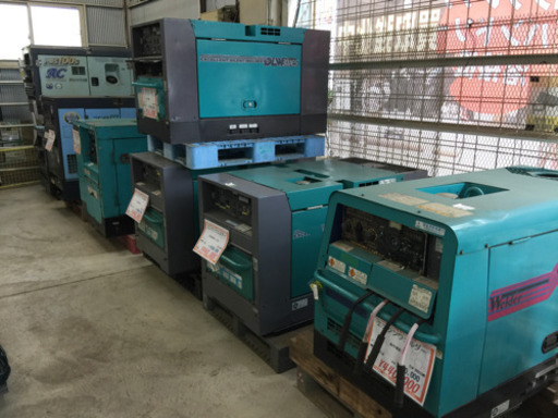 大型発電機、ヴェルダー揃ってます