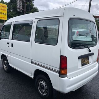 自社ローンあり！ガソリン100リットルプレゼント★車検令和４年５月★走行３万キロ代・お買い得★スバル★サンバーバン★VB★660cc★4人乗り★の画像