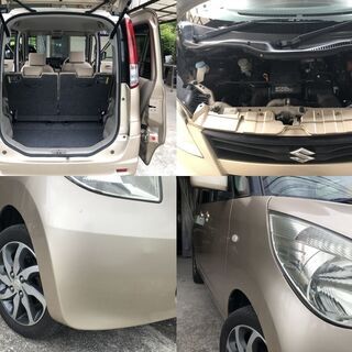 奈良 検査付きすぐ乗れる!4WDターボ!パワースライド!スマートキー!プッシュスタート!シートヒーター!ナビ・地デジ!ブレーキパット新品！LEDバルブ！の画像
